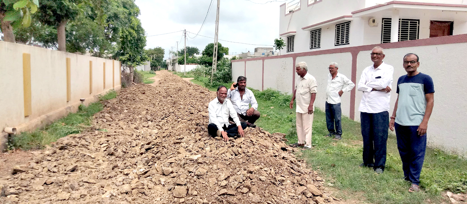 લીલીયાના સોસાયટી વિસ્તારોમાં માર્ગો બિસ્માર